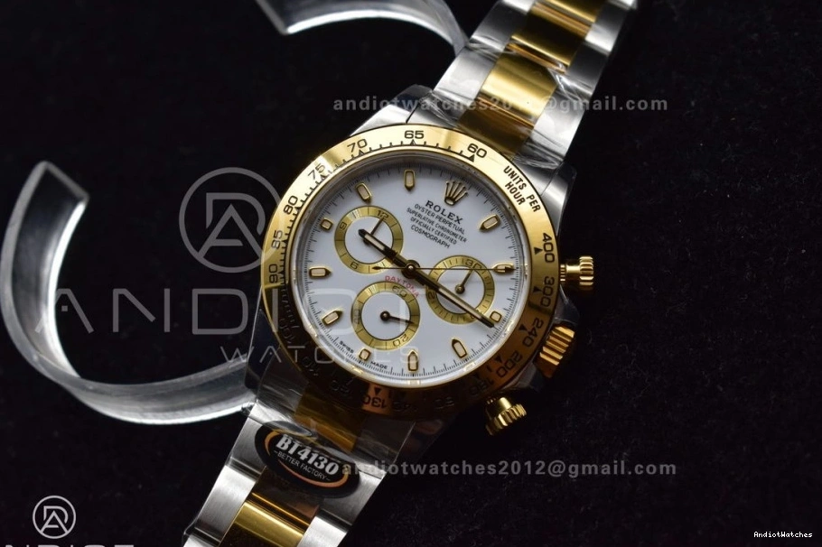 904L 757 BTF SS White Case and Daytona Best Edition SA 116503 Neat Dial Bracelet 1:1 0506
